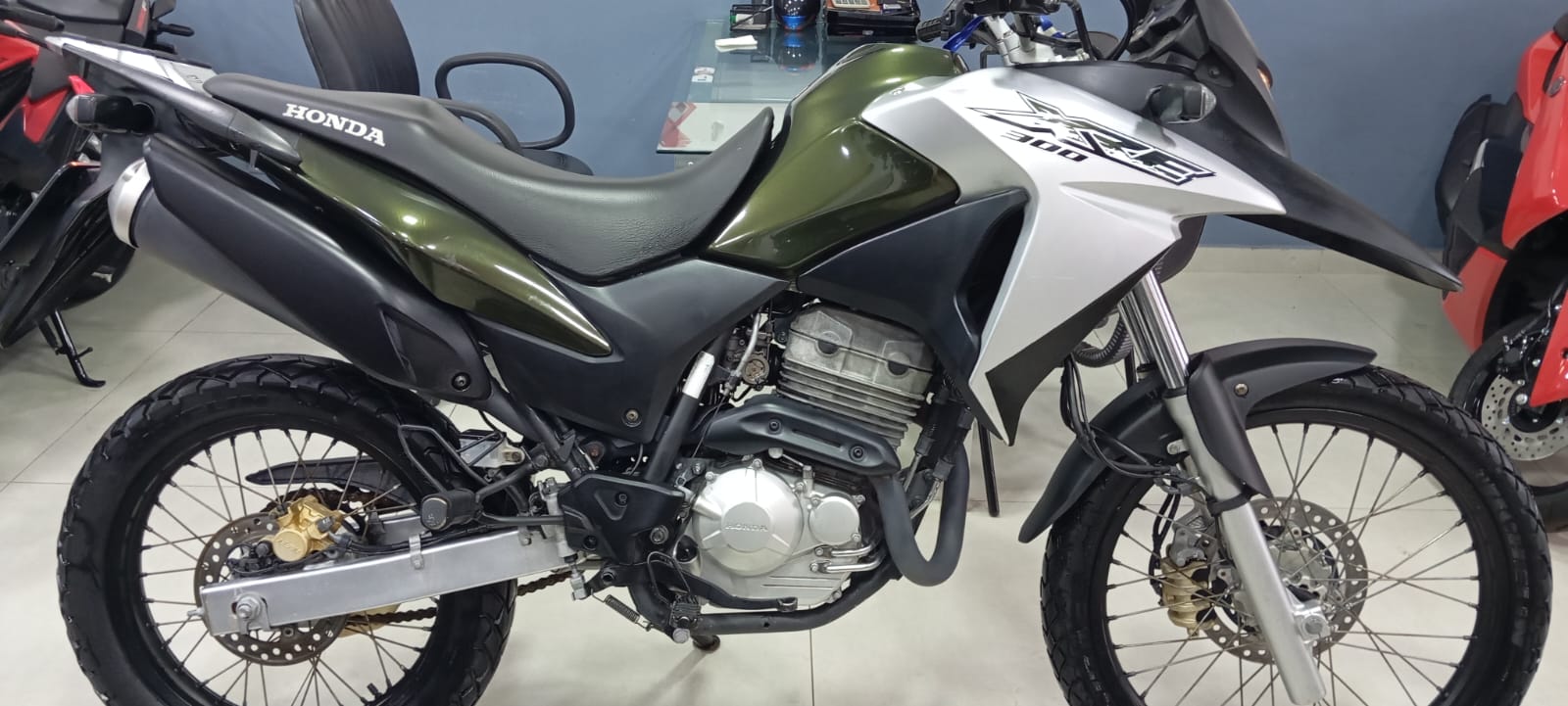 HONDA XRE 300 ABS VERDE 2018