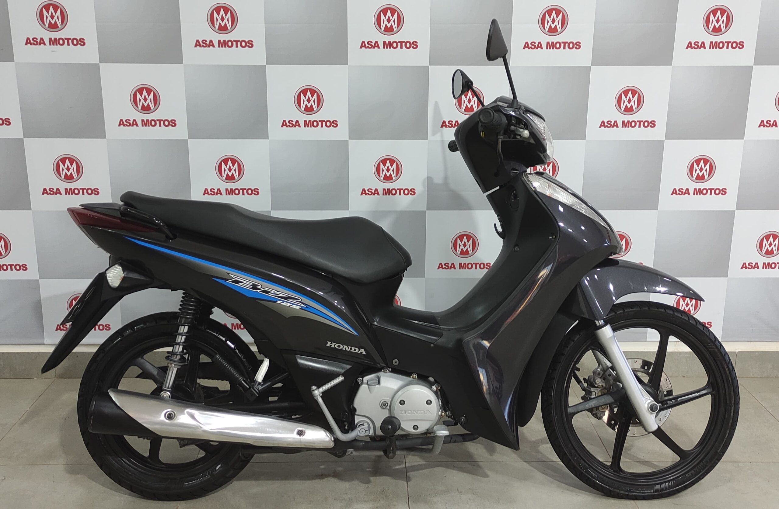 HONDA BIZ 125 2017 CINZA