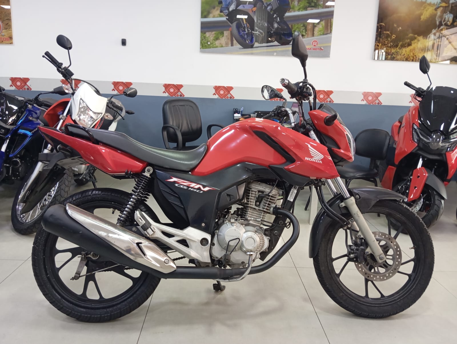 HONDA FAN 160 2023 VERMELHA
