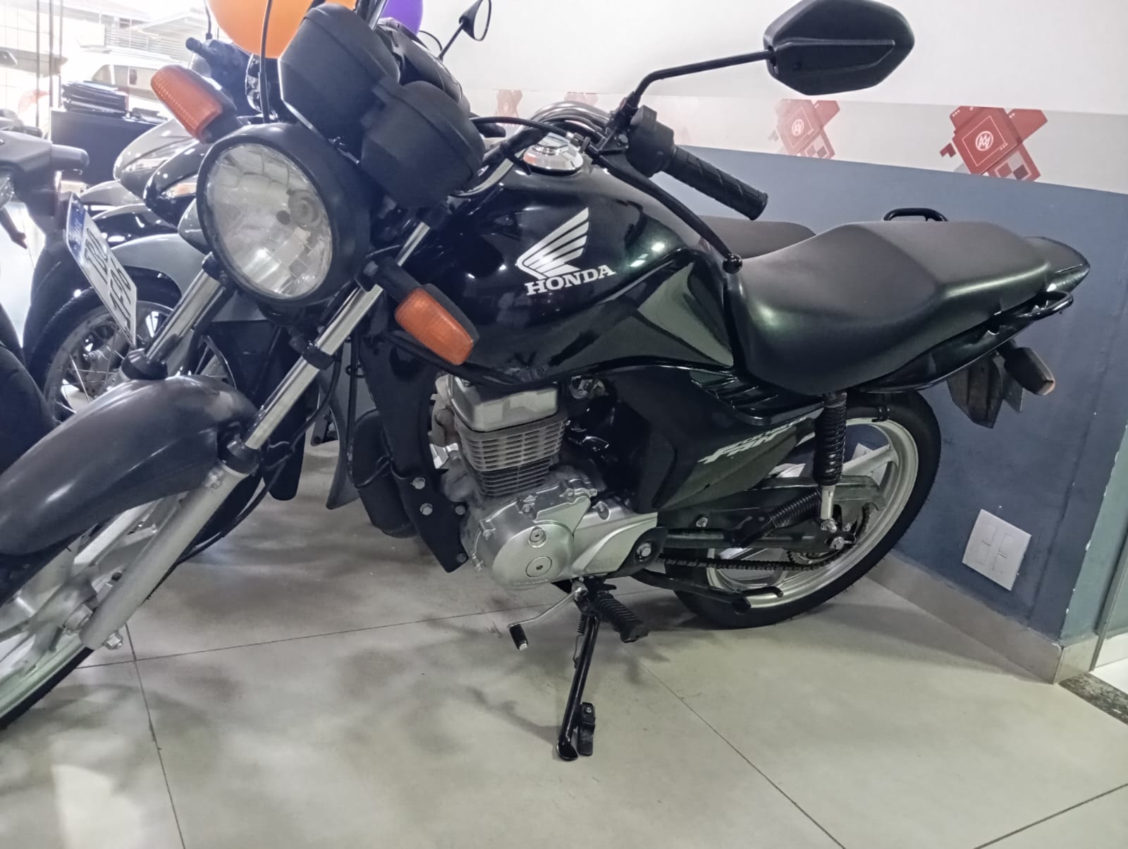 HONDA FAN 125 ES 2010 PRETA