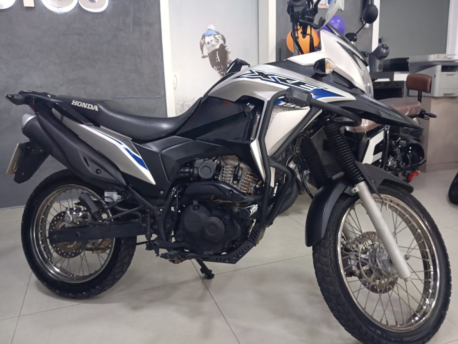 HONDA XRE 190 2018 PRATA